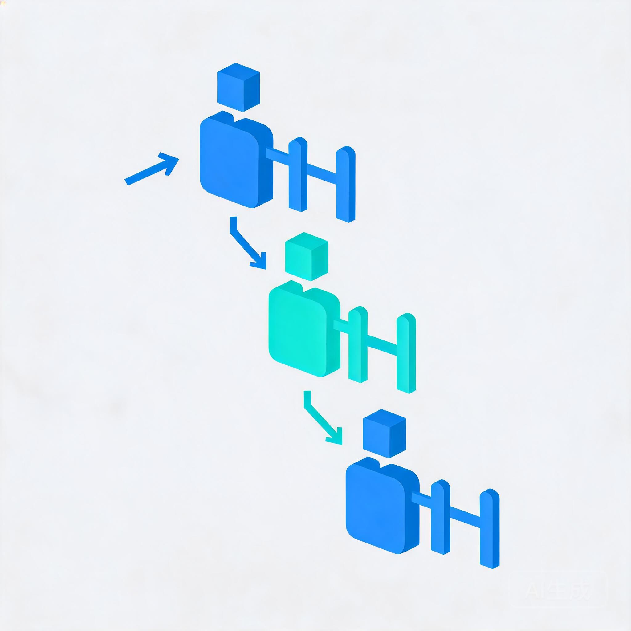 AI Agent 工作流审批分档示意图：三个层级的流程节点与人工确认闸门